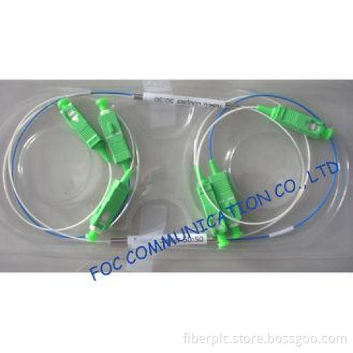 SC / APC Fiber Optic Coupler Equal Ratio Low Insertion for